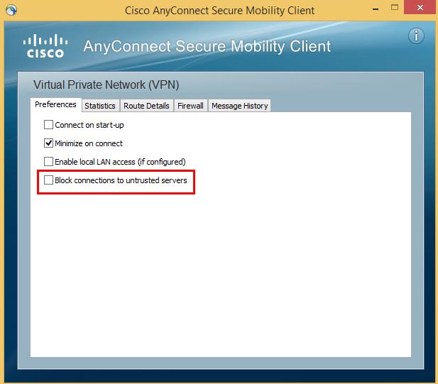 cisco anyconnect secure mobility client windows 8.1